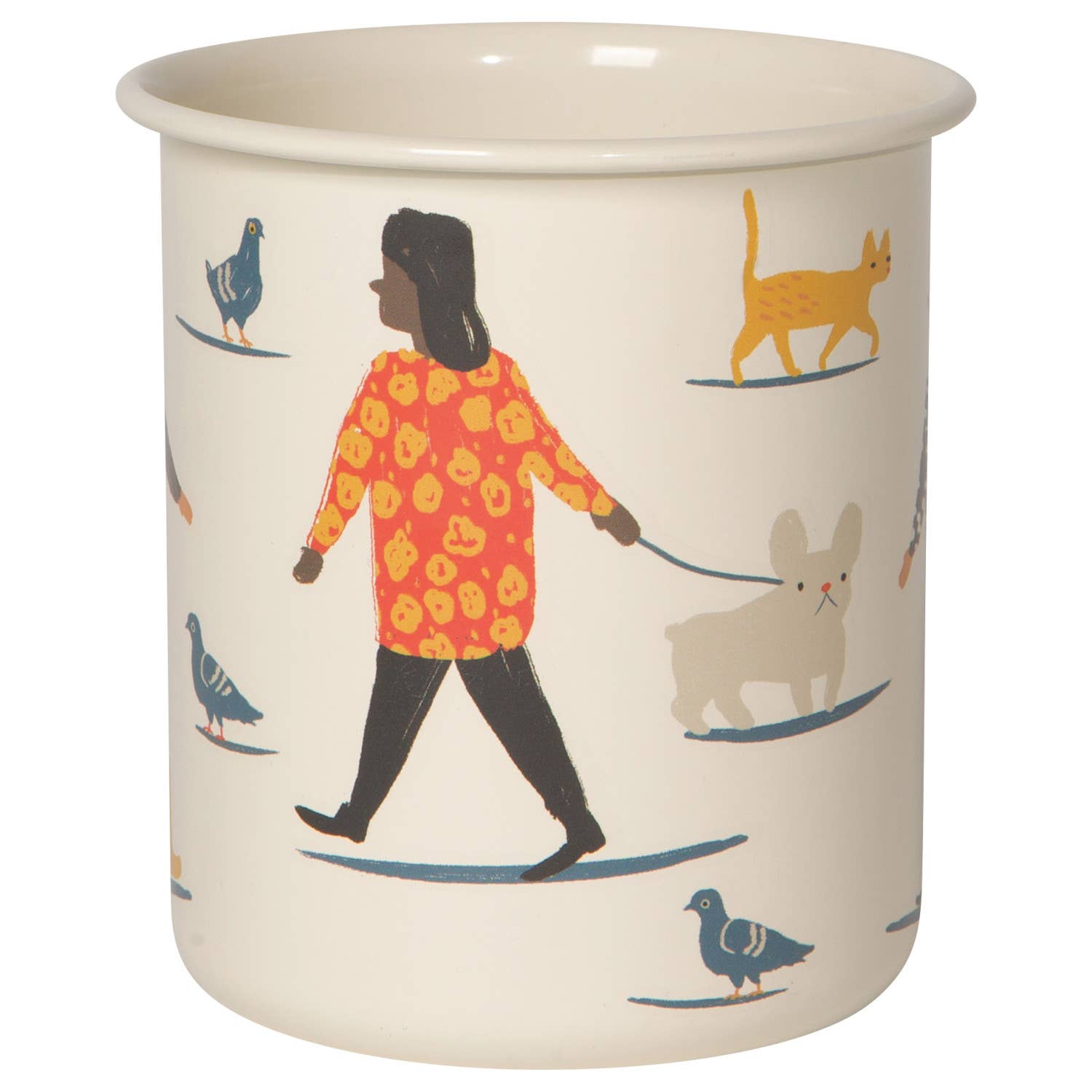 Danica Studio People Person Metal Pencil Cup, 3 x 4 inches