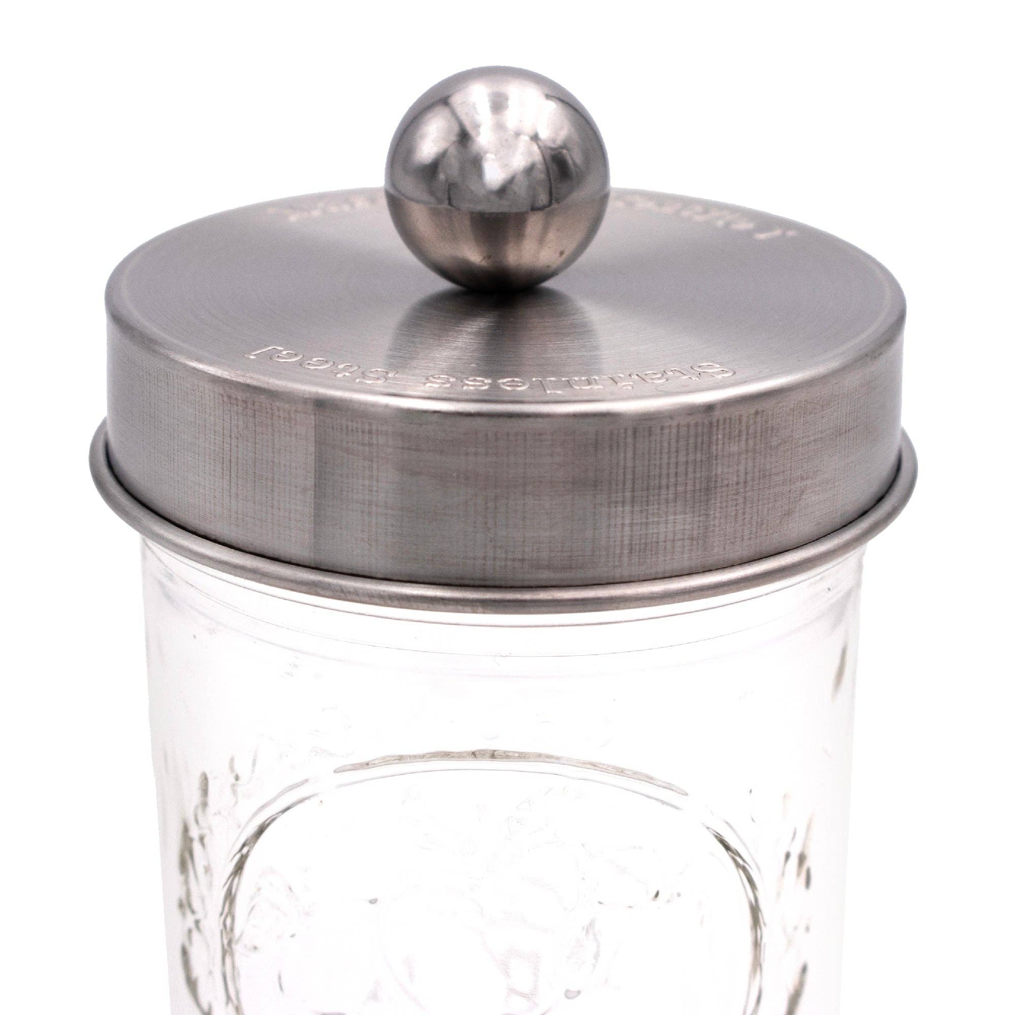 Mason Jar Lifestyle - Apothecary Stainless Steel Lid for Mason Jars