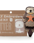 Otter - Embroidery Kit