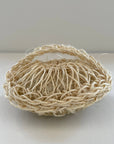 fort & field - Round sisal scrubber ball sponge w/ handle kitchen bath