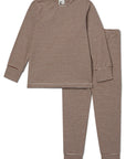 KIDS SLIM JERSEY SET | CHOCOLATE