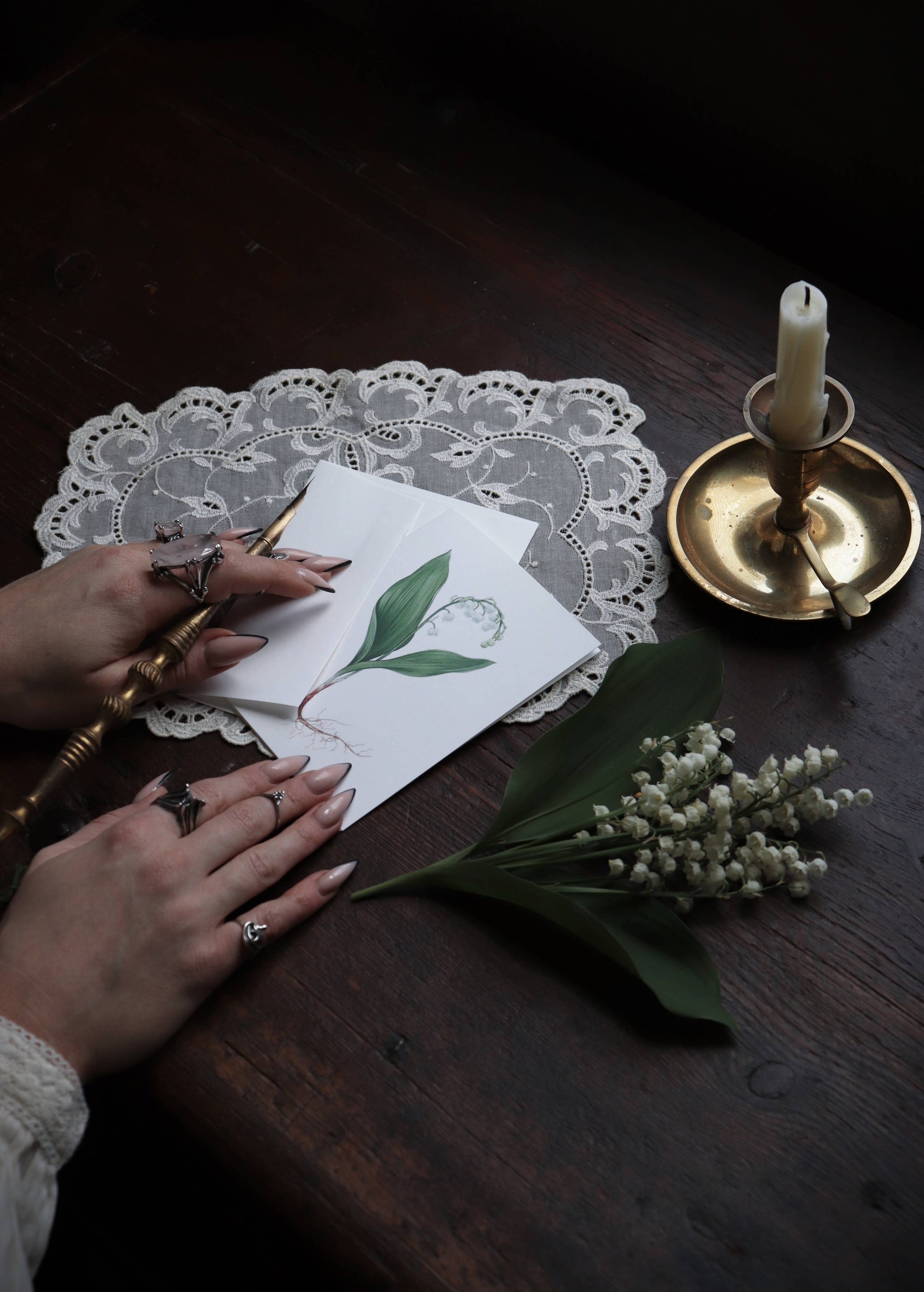 Open Sea - Lily of the Valley Poison Greeting Card