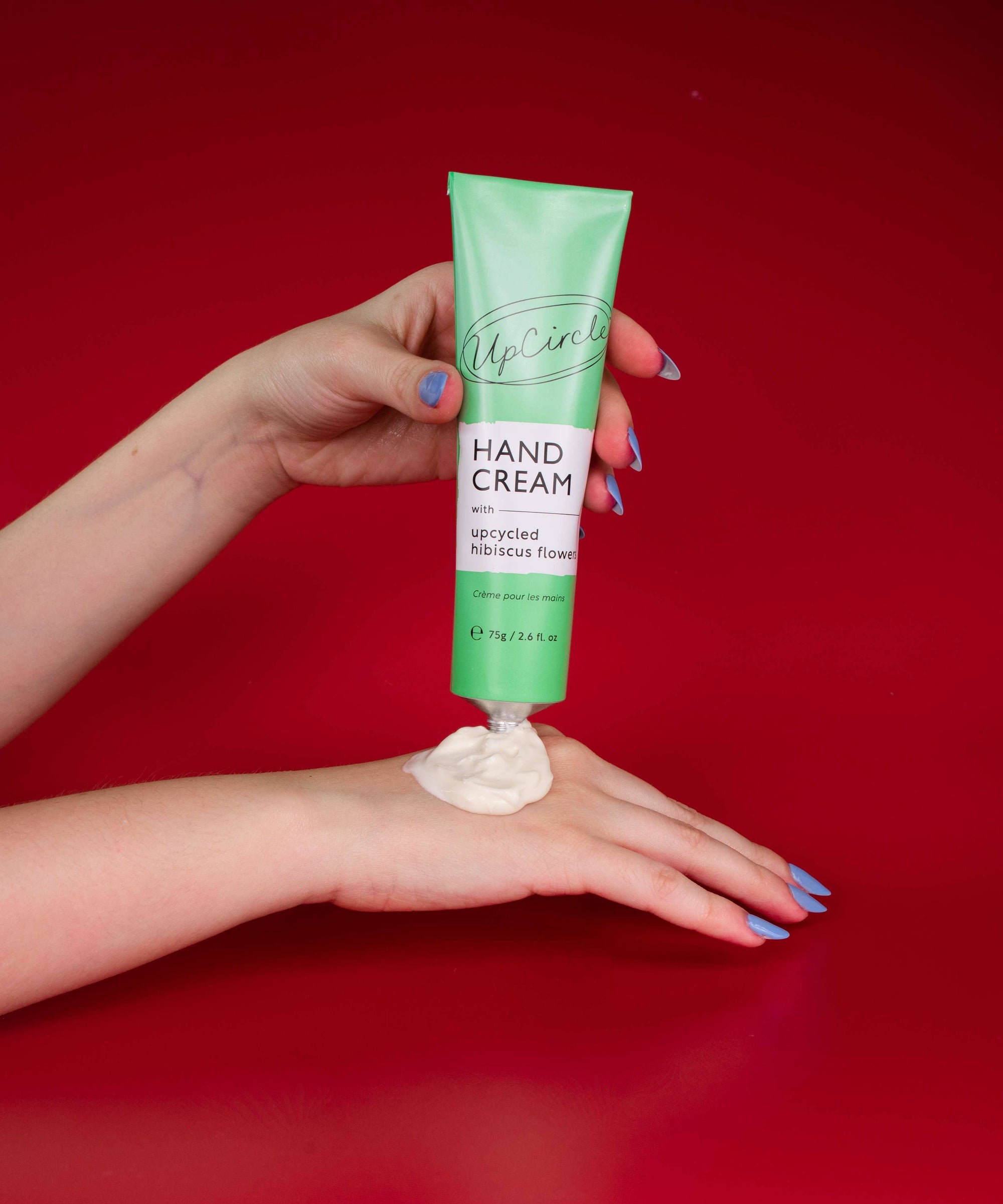 Eco-friendly Hand Cream with Upcycled Hibiscus Flower Acids