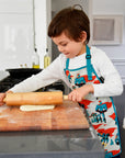 Urban Infant - Little Helper Kids Apron, Washable Cotton/Poly - Holidays