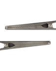 Fox Run Stainless Steel Kitchen Bag Clips, Set of 2, 4.5"