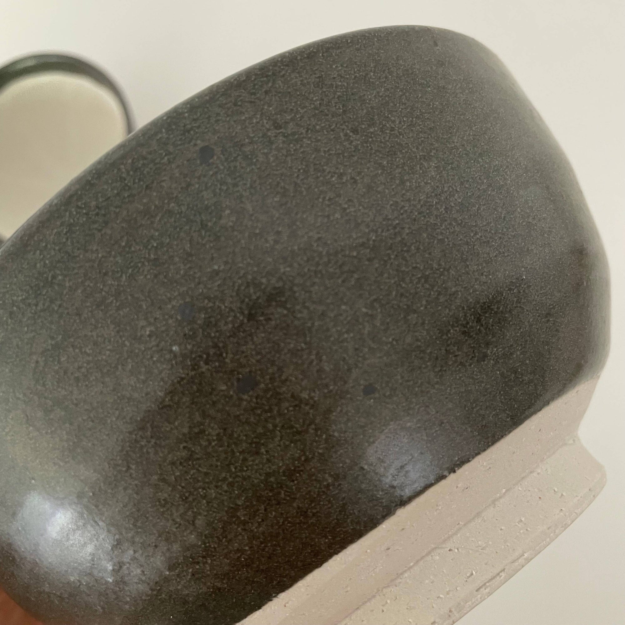 fort &amp; field - 3 sizes of nestling mortars neutral charcoal ceramic pottery
