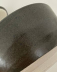 fort & field - 3 sizes of nestling mortars neutral charcoal ceramic pottery