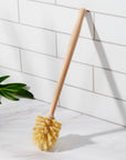 Long Handle Bamboo and Sisal Toilet Brush (Plastic Free)