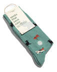 Socks that Save Cats (Teal Cats)