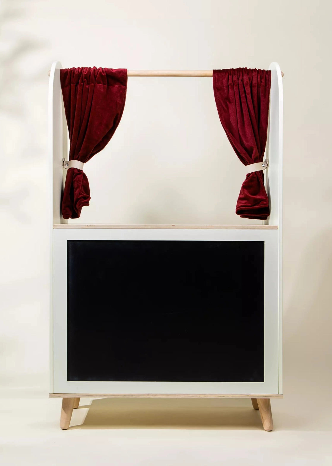 Wooden Play Market &amp; Theater Stand