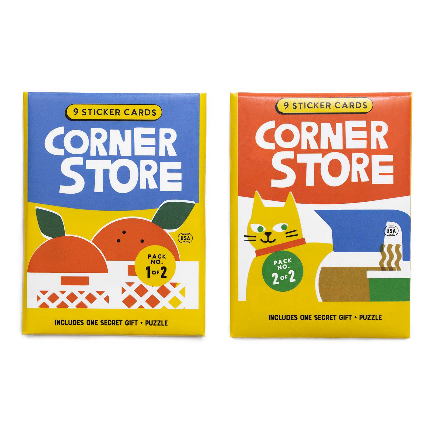 Corner Store Sticker Card Packs