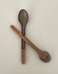 fort & field - Neutral colorblock handmade Japanese pottery coffee spoon