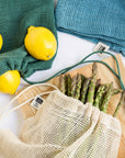 Le Marche Pine Mesh Produce Bags Set of 3