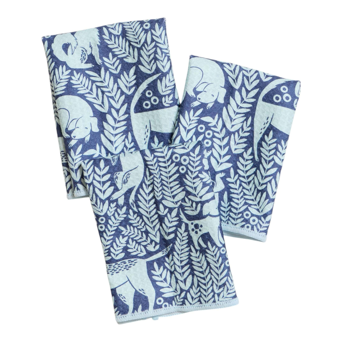 Mighty Mini Towel (Set of 3) Reversible - Nuthatch Dog Park
