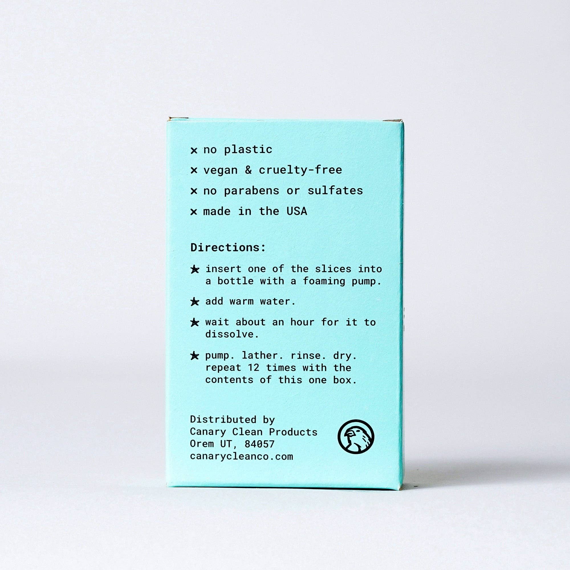 Canary Clean Products - Fir Needle + Sage Concentrated Hand Soap Refill Bars