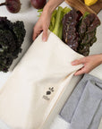 LARGE Vegetable Saver Bag | Organic Cotton Produce Bag