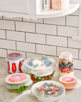 Reusable  Silicone Stretch Lids - Set of 6