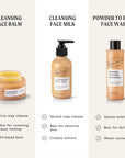 Powder-to-Foam Face Wash with Upcycled Willow Bark + Papaya
