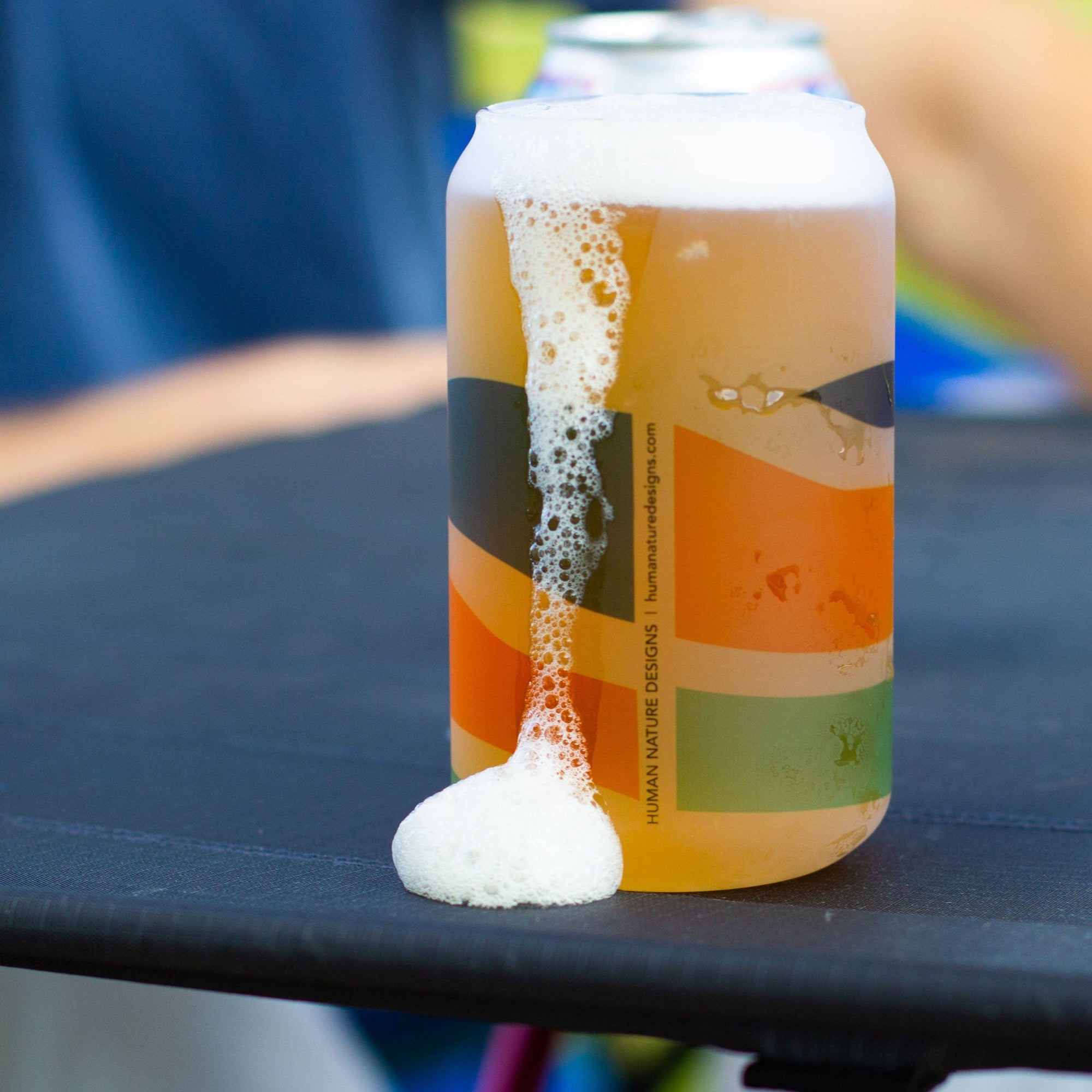 Human Nature Designs - Colorful Mountain Beer Glass - Colorful Glassware