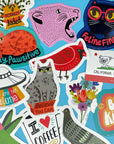 Badge Bomb - We Are Not Free Raven Big Sticker