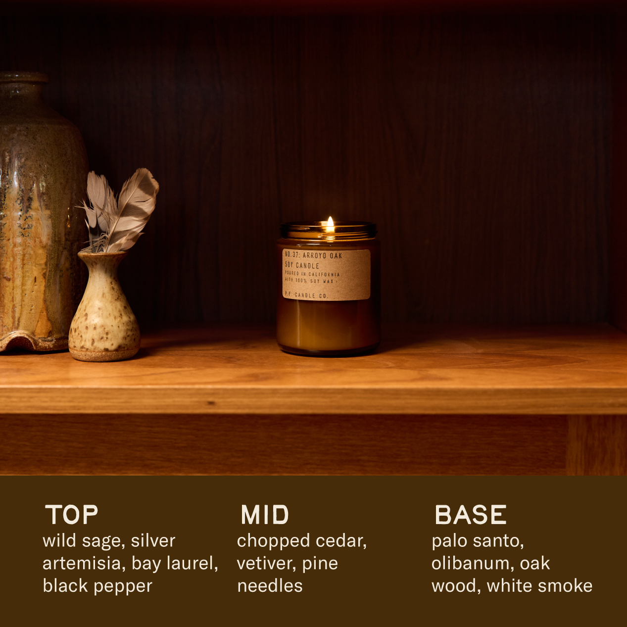 Arroyo Oak – 7.2 oz Standard Candle