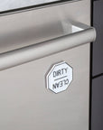 Fox Run Clean or Dirty Dishwasher Magnet, 2.5" x 2.5"