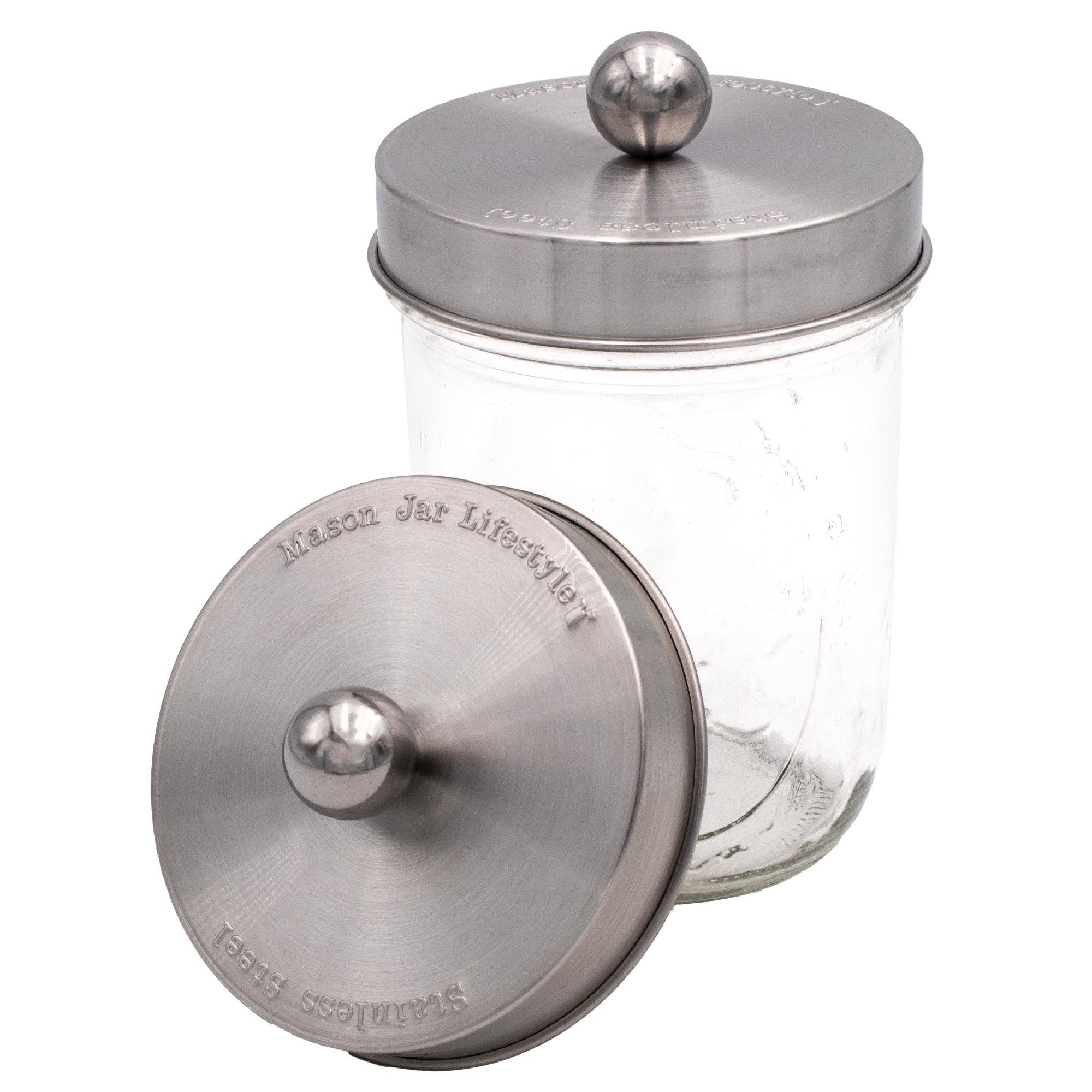 Mason Jar Lifestyle - Apothecary Stainless Steel Lid for Mason Jars