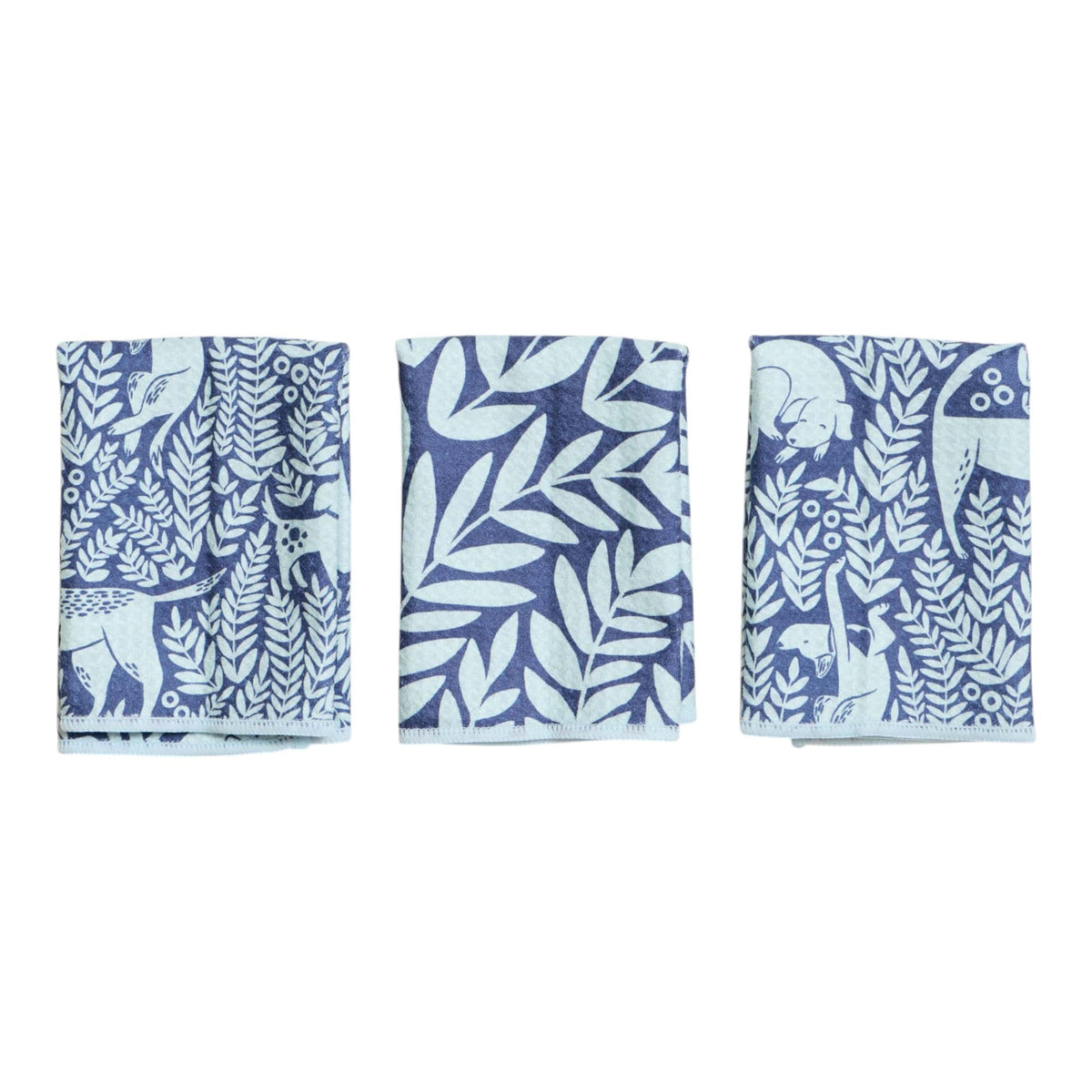 Mighty Mini Towel (Set of 3) Reversible - Nuthatch Dog Park