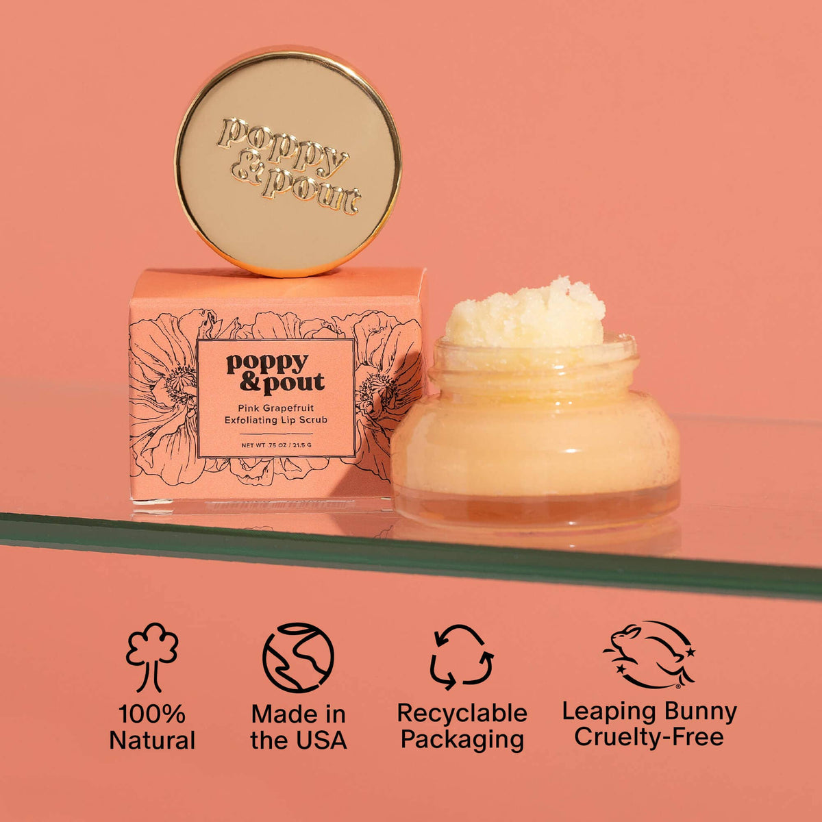 Lip Scrub, Pink Grapefruit