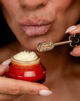 Lip Care Spatula, Gold Daisy