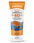 Badger Kids Mineral Sunscreen Cream SPF 40, with Zinc Oxide