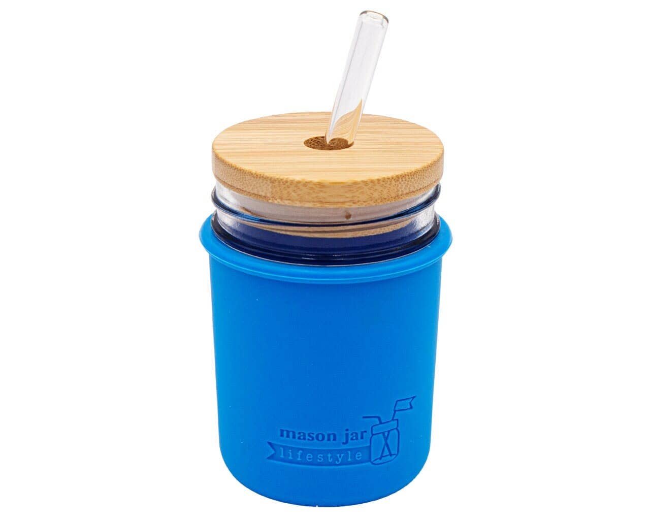 Mason Jar Lifestyle - Bamboo Straw Hole Tumbler Lid for Mason Jars