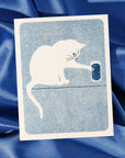Bromstad Printing Co. - Water Glass - Risograph Card