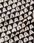 Ghost Spooky Cute Black and White Terry Cloth Hand Towel