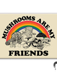 Mushrooms Are My Friends Rectangle Magnet