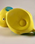 CaaOcho Natural Rubber Toys - Natural Rubber Fish Non-Toxic Bath Toy, Mold-free design