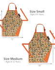 Urban Infant - Little Helper Kids Apron, Washable Cotton/Poly - Traffic