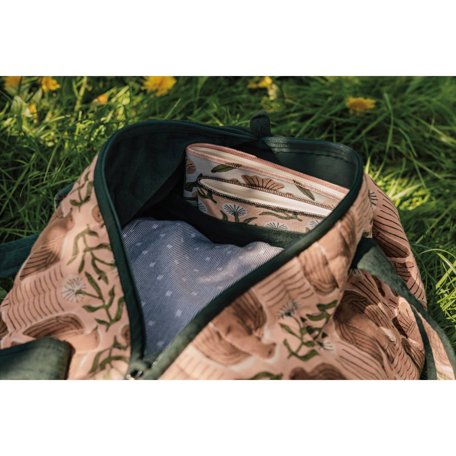 Peregrine Block Print Weekender Bag