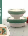Food Huggers - Food Huggers Lids Set/2 Gradual Green (S,M)