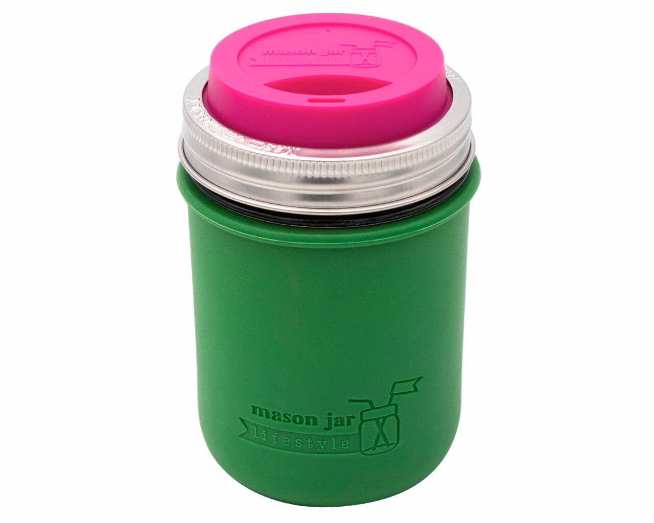 Silicone Sleeve for Wide Mouth Pint 16oz Mason Jars