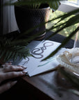 Paradise Flying Foil Snake Greeting Card