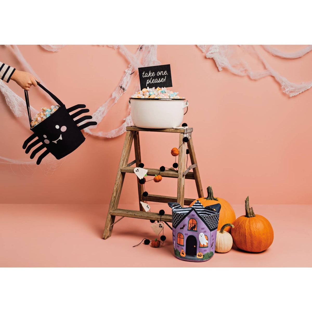Spider Halloween Candy Bucket