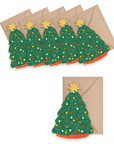 Isatopia - Christmas Tree Mini Cards - box of 6