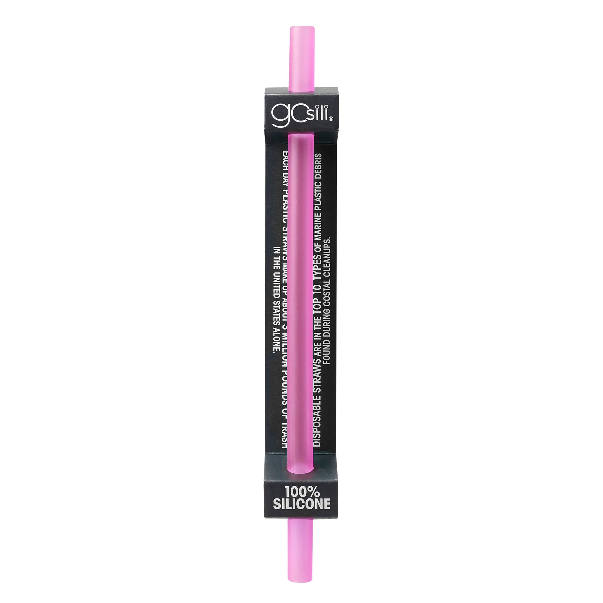 Standard Reusable Silicone Straw 60ct Mini Wing - Assorted