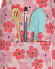 Urban Infant - Little Helper Kids Apron, Washable Cotton/Poly - Poppies