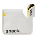 Snack Mat - ‘Snack’ Black with Yellow Zip