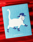 Cowboy Cat - Swedish Dishcloth