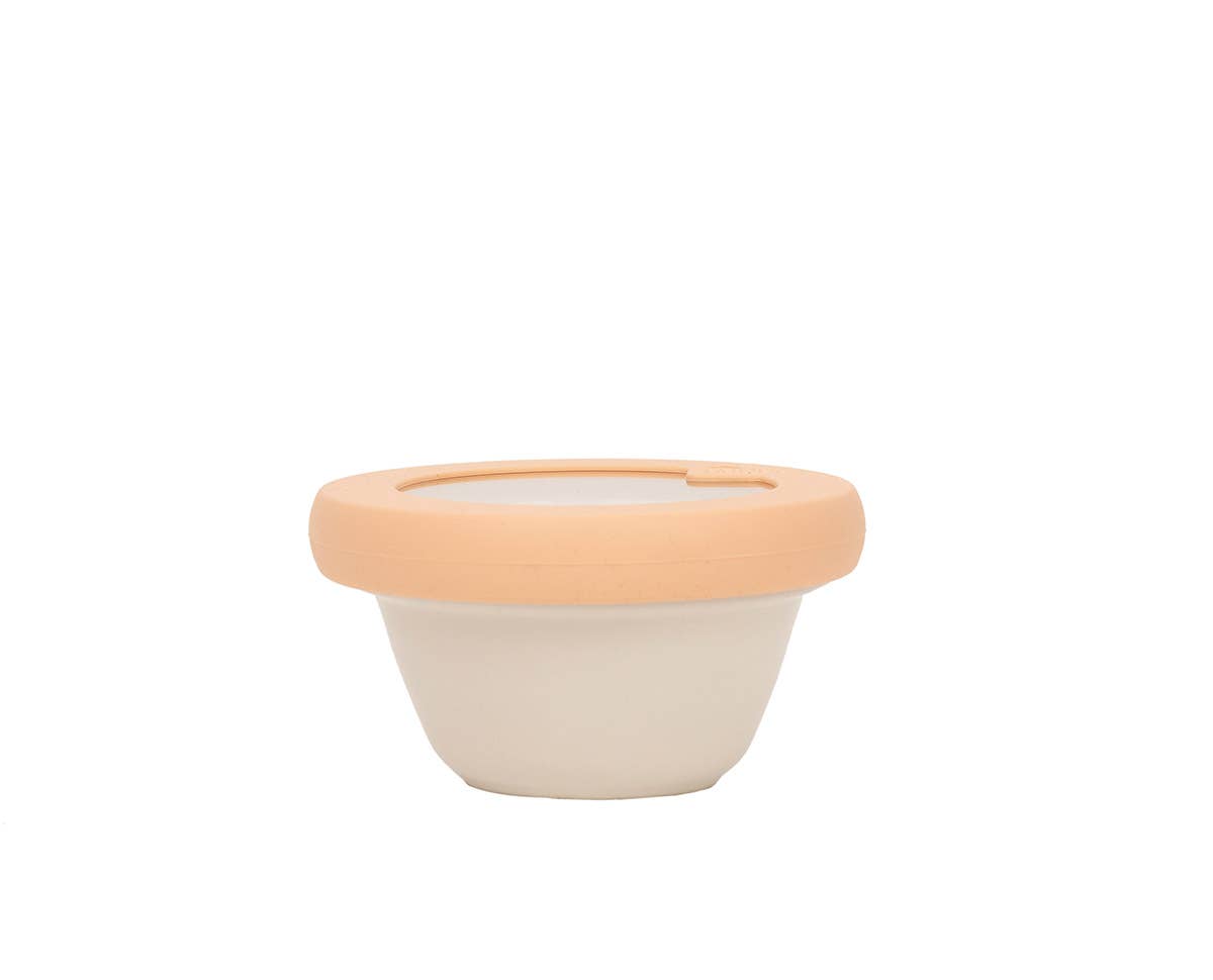 Glass Bowl Lid with Silicone Seal – XSmall – Terra Cotta
