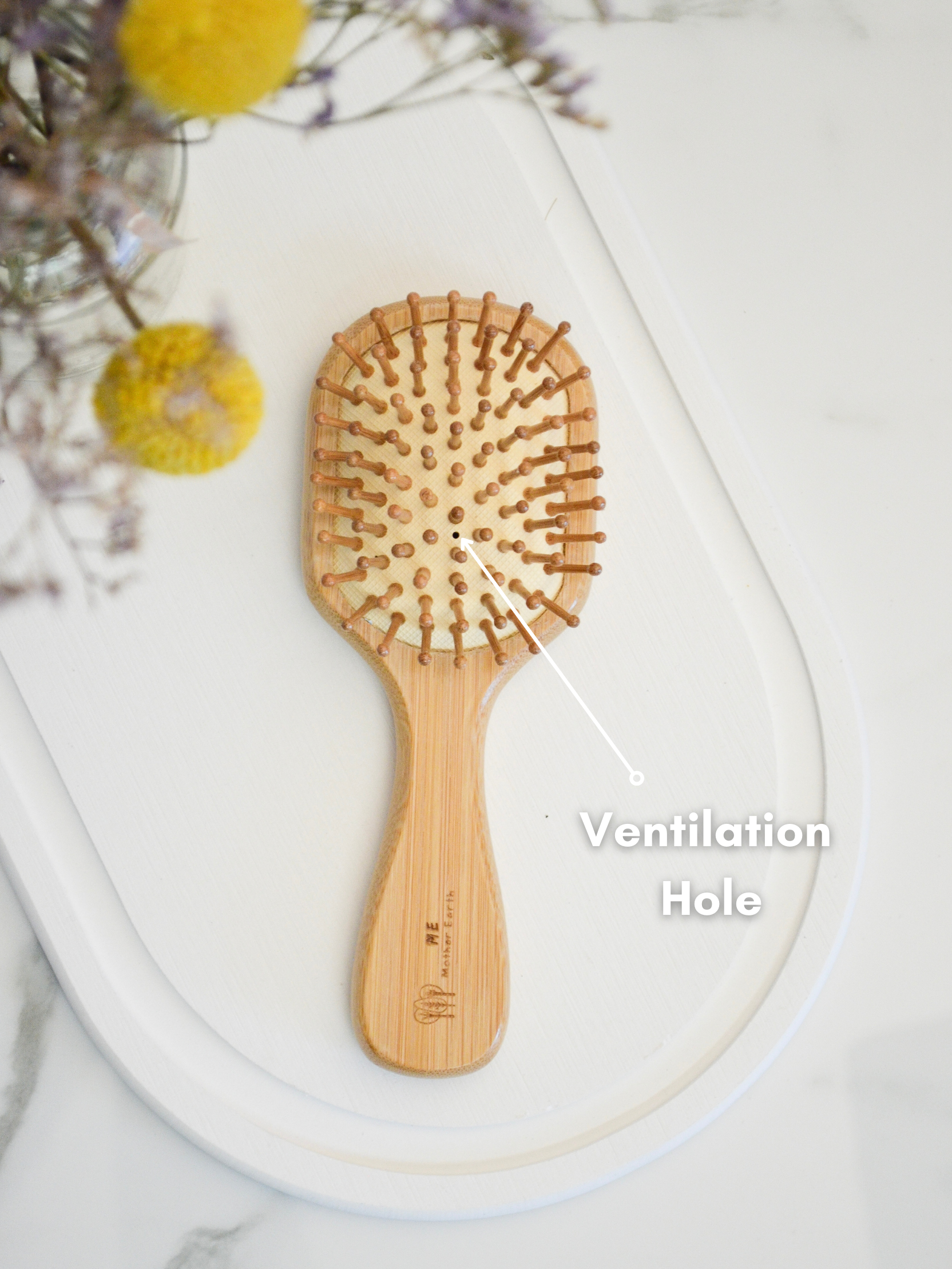 Me Mother Earth - Bamboo Travel Hairbrush