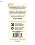 Socks that Support Music (Gray Music Notes)